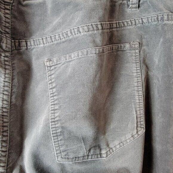 Talbots Pants Trousers Women's Faux Suede Sz 16W Stretch Gray - Picture 7 of 15